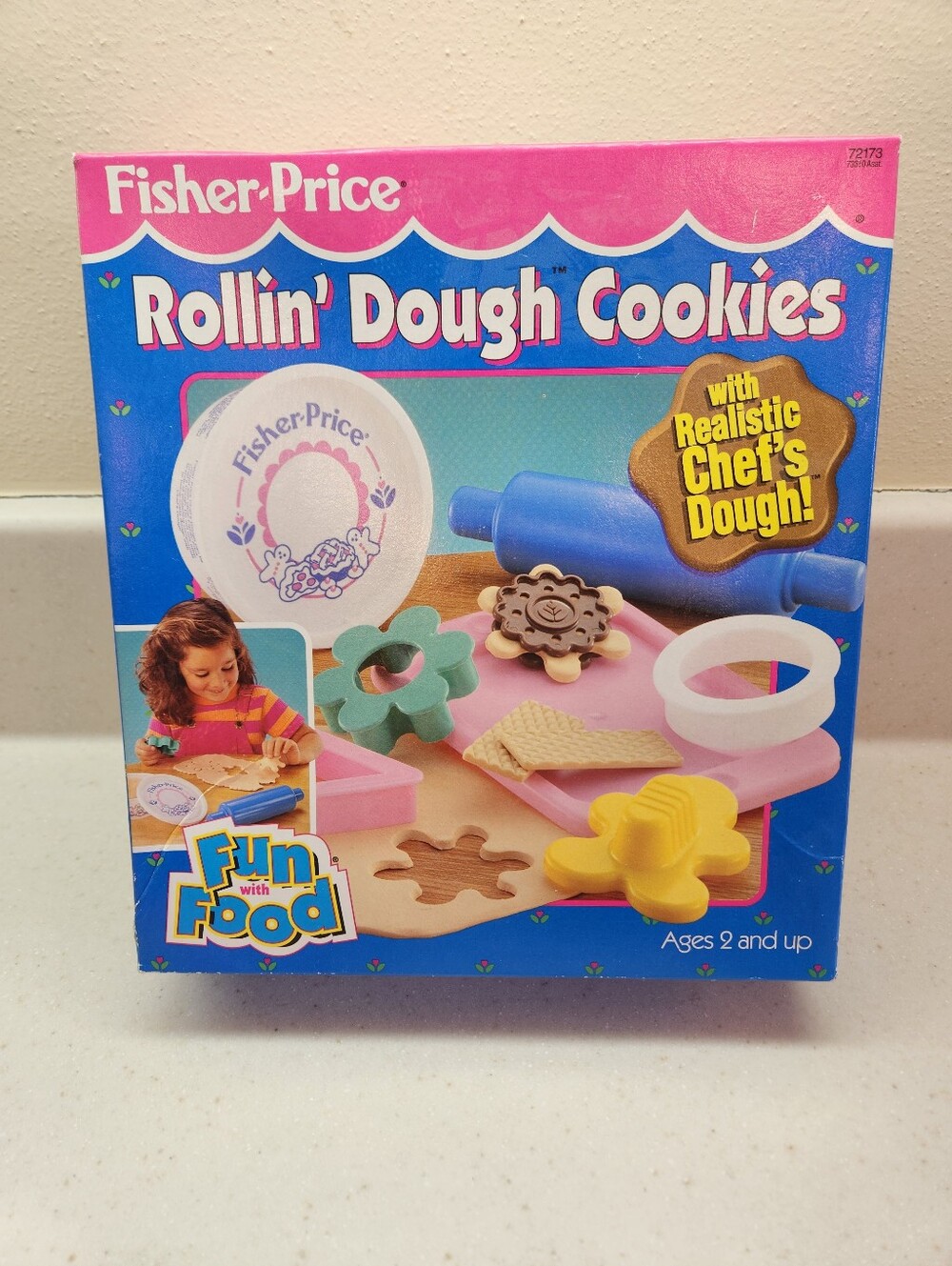 Vintage Fisher Price Fun With Food Rollin Dough Cookies NIB